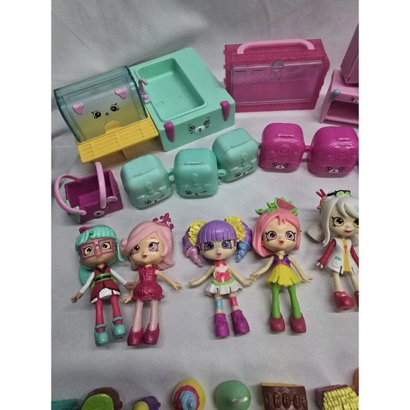 Huge Moose Shopkins Lot- Dolls, Figures, and Accessories + Disney Waffle Set - Picture 2 of 16
